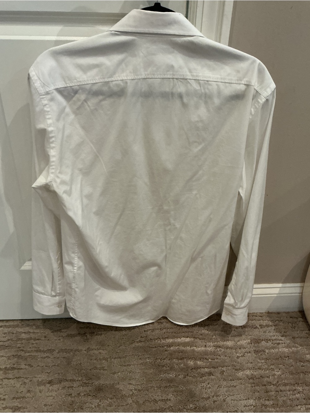 Burberry Brit White Dress Shirt with Signature Check Trim - Picture 4 of 4